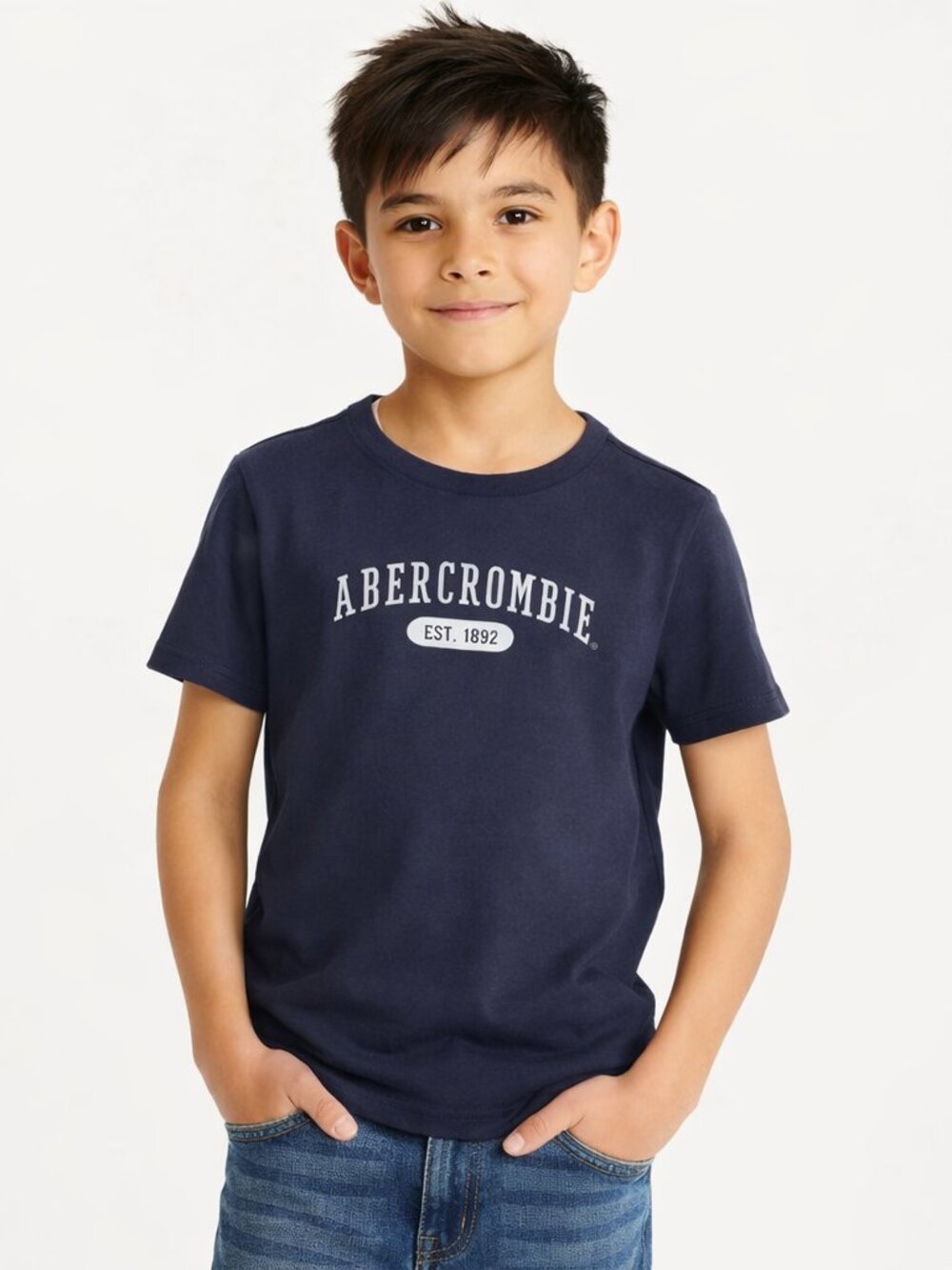 Abercrombie Kids Graphic Tee Black Short Sleeve Size 9/10